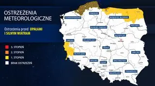 Prognoza zagrożeń na niedzielę