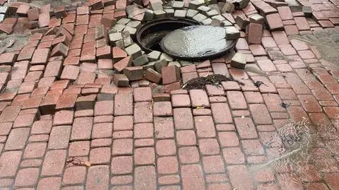 Skutki ulew w Mrągowie