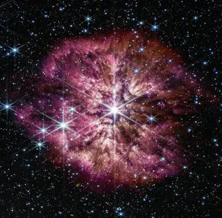 WR 124 w obiektywie JWST