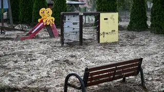 Pawłosiów. Zniszczenia po nawałnicy (18/19.04.2025)