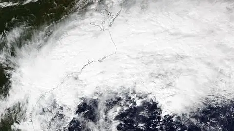 Nor'easter na zdjęciach satelitarnych