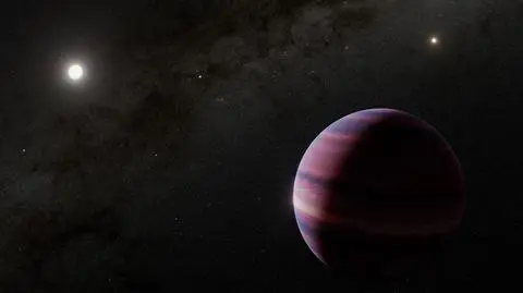 Planeta krążąca wokół Alfy Centauri A (wizja artystyczna)