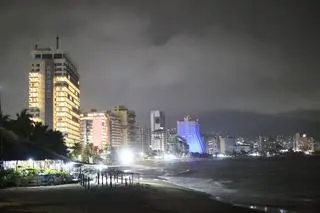 Acapulco tuż przed uderzeniem żywiołu