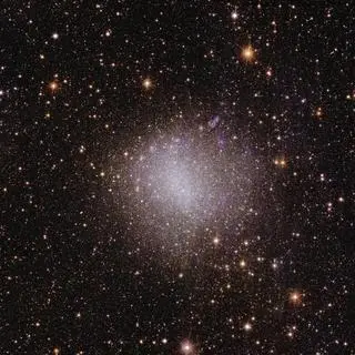 Galaktyka NGC 6822 uchwycona przez teleskop 