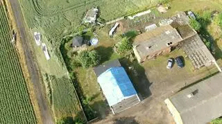 Zniszczenia po burzach w Sowinie (woj. wielkopolskie)