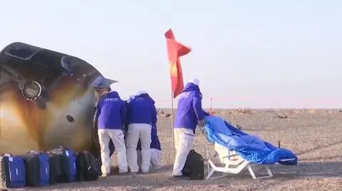 Członkowie misji Shenzhou-20 wrócili na Ziemię