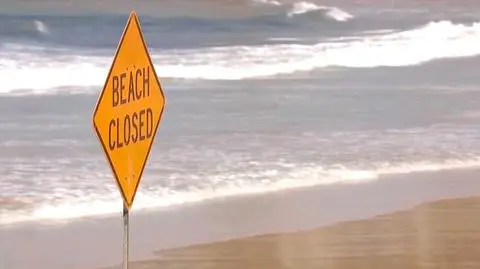 Zamknięta plaża w Sydney