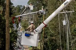 Naprawa linii energetycznych w stanie Georgia