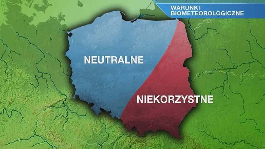 Warunki biometeorologiczne w niedzielę