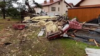 Ewakuacja obozu harcerskiego, zniszczenia