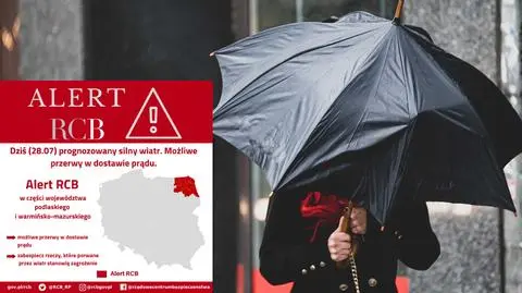 Alert RCB. "Możliwe przerwy w dostawie prądu"