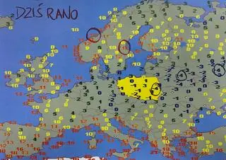 Temperatura o poranku w niedzielę w Europie