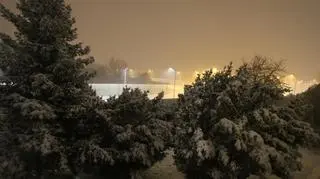 Pierwsze opady śniegu w Koszalinie