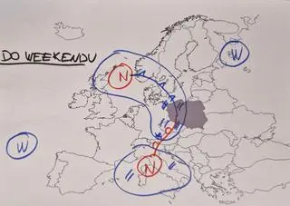Obecna sytuacja baryczna nad Europą