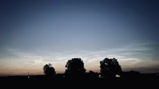 Obłoki srebrzyste na wschodzie Mazowsza