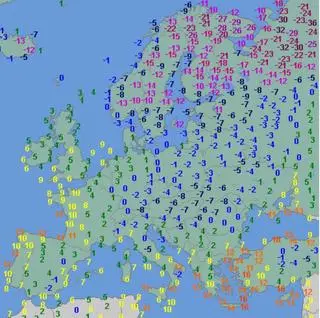 Temperatura minimalna w sobotę 4.12
