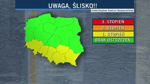 Południe Polski z ostrzeżeniami