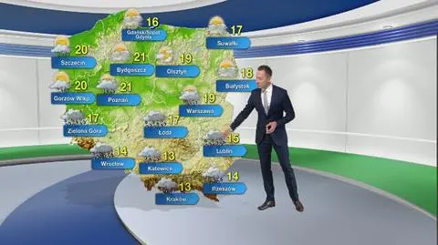 Prognoza pogody na poniedziałek