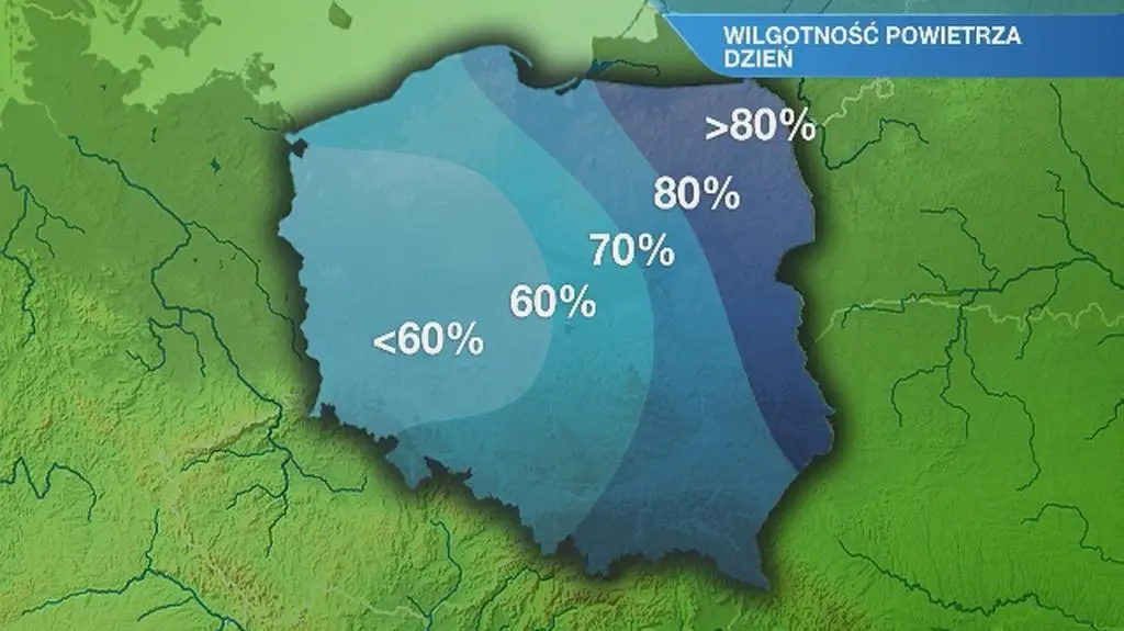 Warunki biometeorologiczne w czwartek