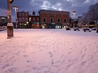 Śnieg w Lęborku