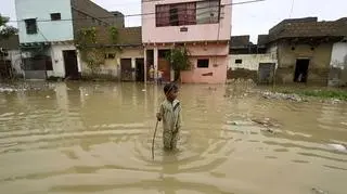 Powódź w prowincji Sindh w Pakistanie