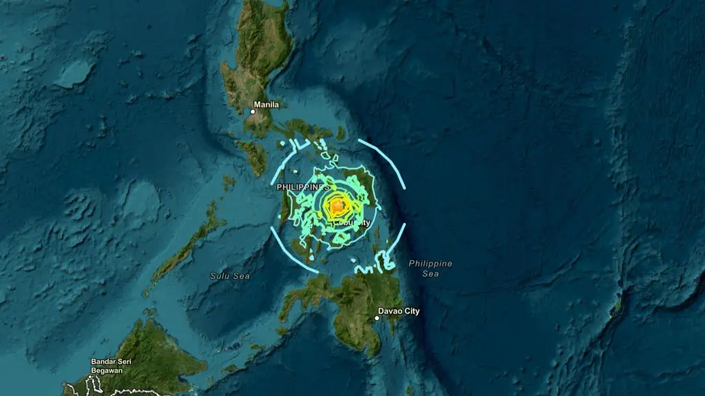 Trzęsienie ziemi na Filipinach