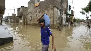 Powódź w prowincji Sindh w Pakistanie