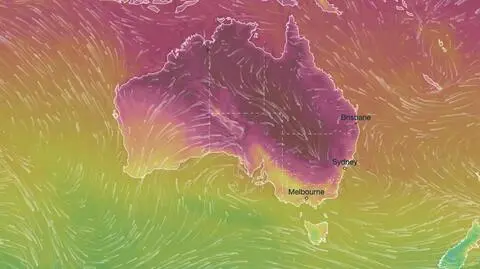 Temperatura w Australii we wtorek 21 października 2025 roku