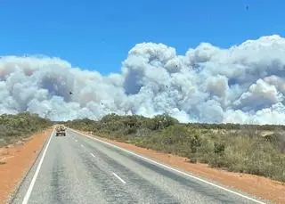 Pożar buszu w Australii