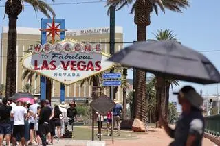 Upalna pogoda w Las Vegas