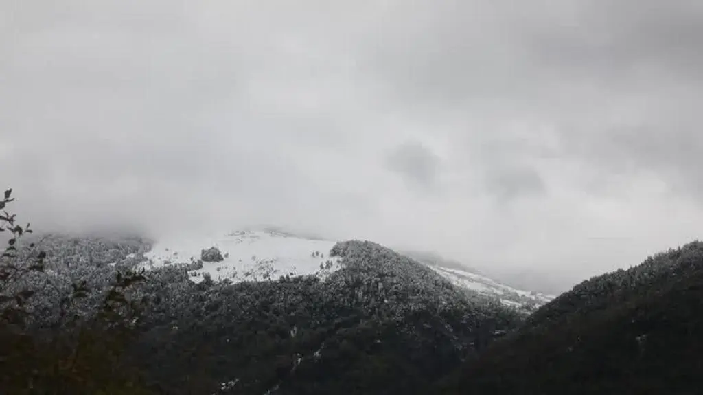 Śnieg spadł na Bałkanach
