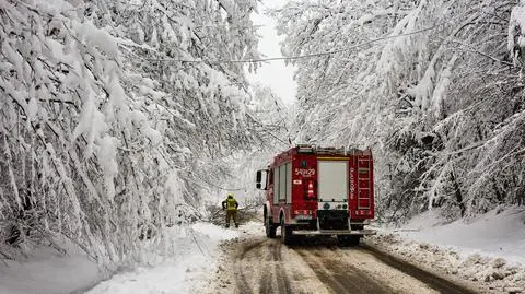 Śnieg na Podkarpaciu