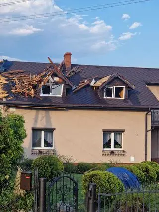 Po nawałnicy w Pstrążnej (woj. śląskie)
