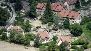 Powodzie w Szwajcarii 