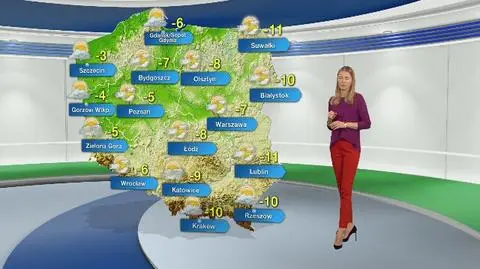 Prognoza pogody na poniedziałek