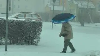 Ostróda pod śniegiem