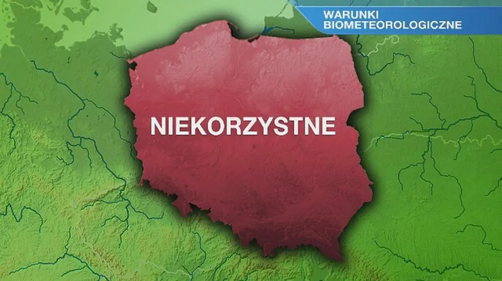 Warunki biometeorologiczne w niedzielę