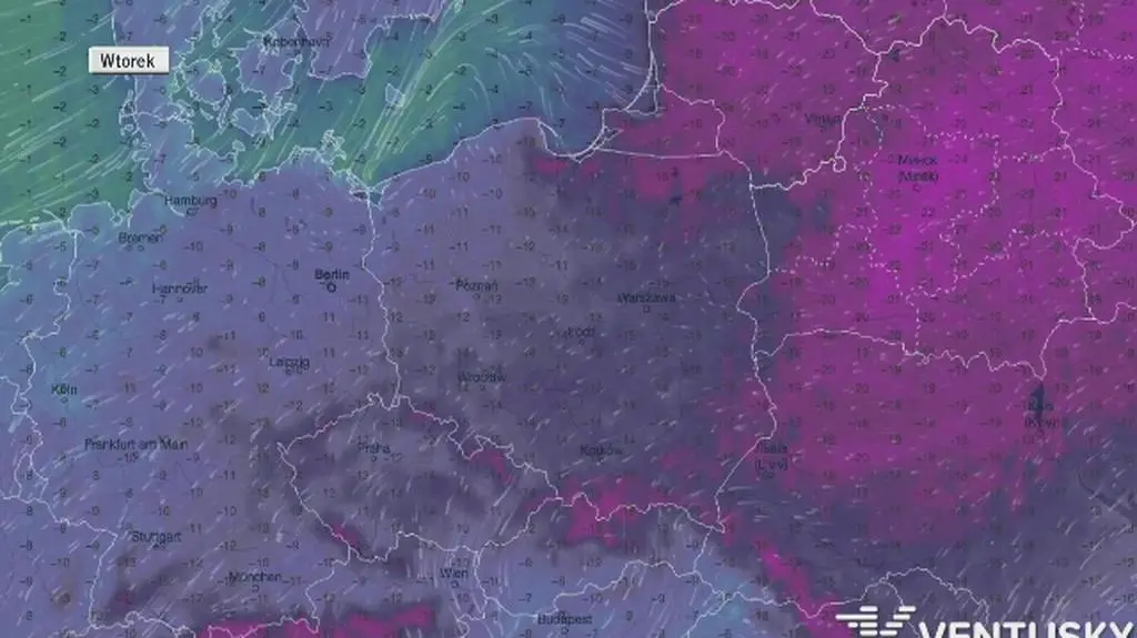 Prognozowana temperatura do soboty
