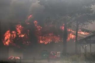 Pożary w regionie Valparaiso