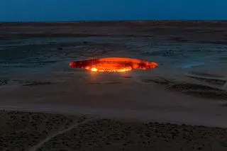 "Wrota do piekieł" to słynna atrakcja turystyczna Turkmenistanu 