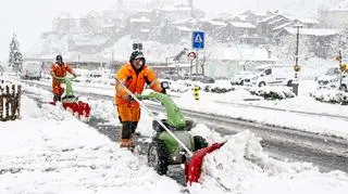 Śnieg w Szwajcarii