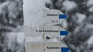 Śnieg spadł w Tatrach