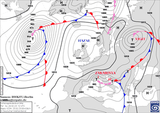 Sytuacja baryczna w Europie 26.02