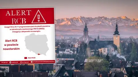 Alert RCB. W tym miejscu warto "unikać wychodzenia na zewnątrz"