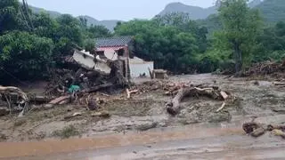 Skutki powodzi w gminie Samaipata w Boliwii