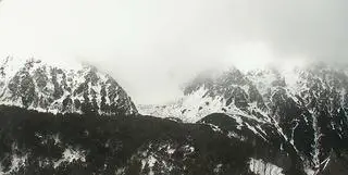 Tatry, Dolina Pięciu Stawów Polskich w poniedziałek