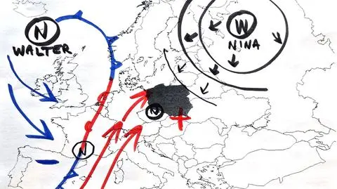 Sytuacja pogodowa nad Europą