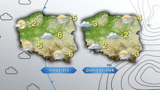 Prognoza pogody na niedzielę i poniedziałek