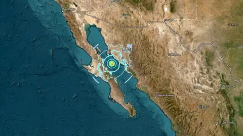 Trzęsienie ziemi w rejonie Zatoki Kalifornijskiej