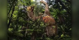 Wizja artystyczna tego, jak mógł wyglądać Duonychus tsogtbaatari